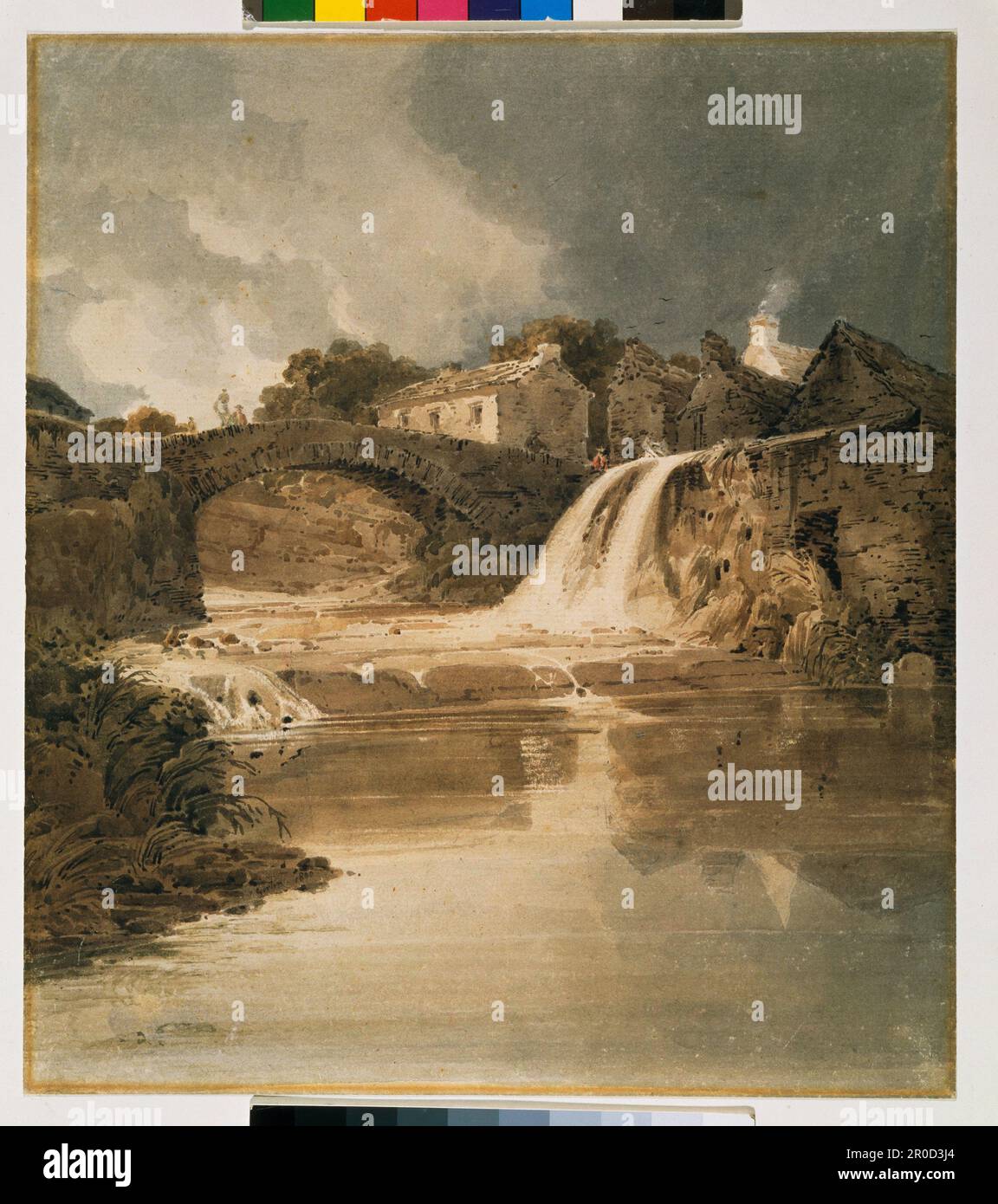 Hawes, Yorkshire, 1800. Von Thomas Girtin Stockfoto
