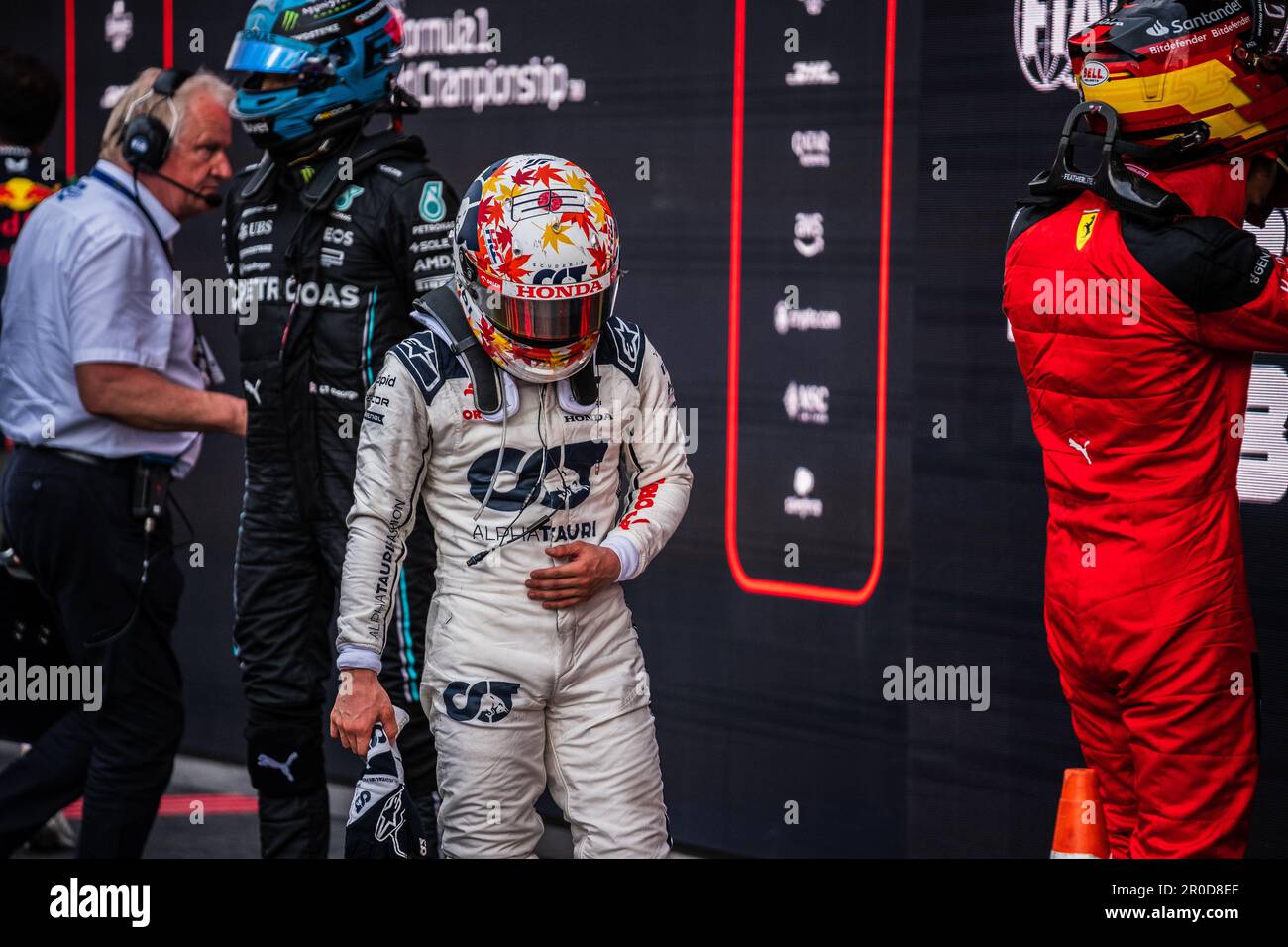 BAKU, ASERBAIDSCHAN, baku City Circuit, 29.April 2023: #22, Yuki TSUNODA, Scuderia Alpha Tauri, während des Aserbaidschan Formel 1 Grand Prix in Baku Cit Stockfoto