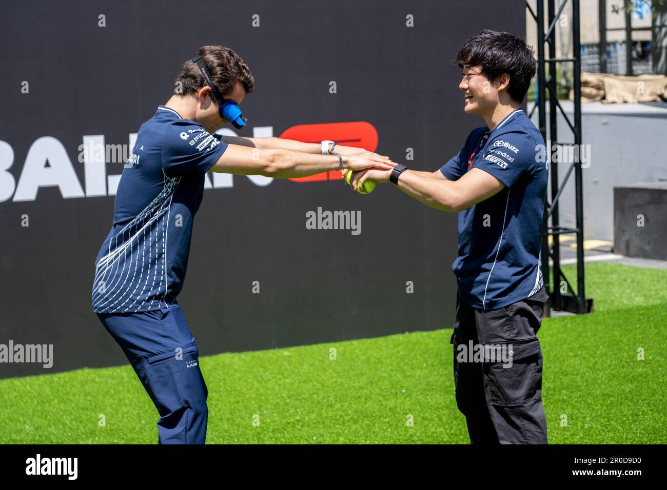 BAKU, ASERBAIDSCHAN, baku City Circuit, 27.April 2023: #22, Yuki TSUNODA, Scuderia Alpha Tauri, während des Aserbaidschan Formel 1 Grand Prix in Baku Cit Stockfoto