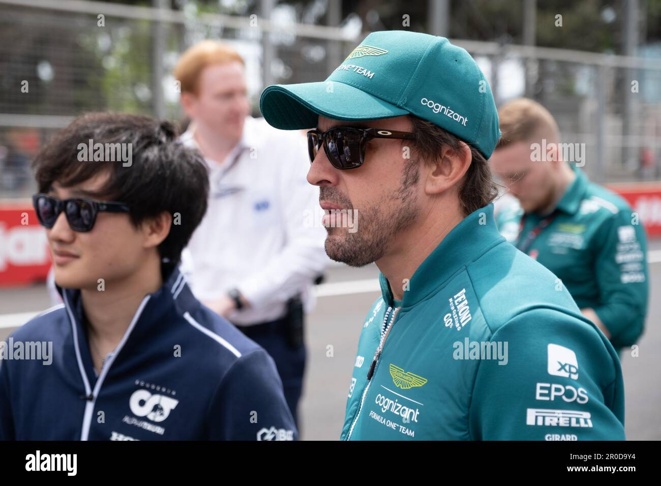 Fernando Alonso Aserbaidschan GP Stockfoto