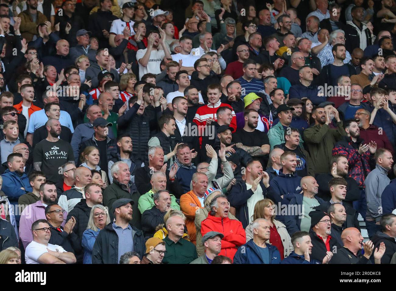 Fans von Sheffield United beim Sky Bet ChampionshipSpiel Birmingham