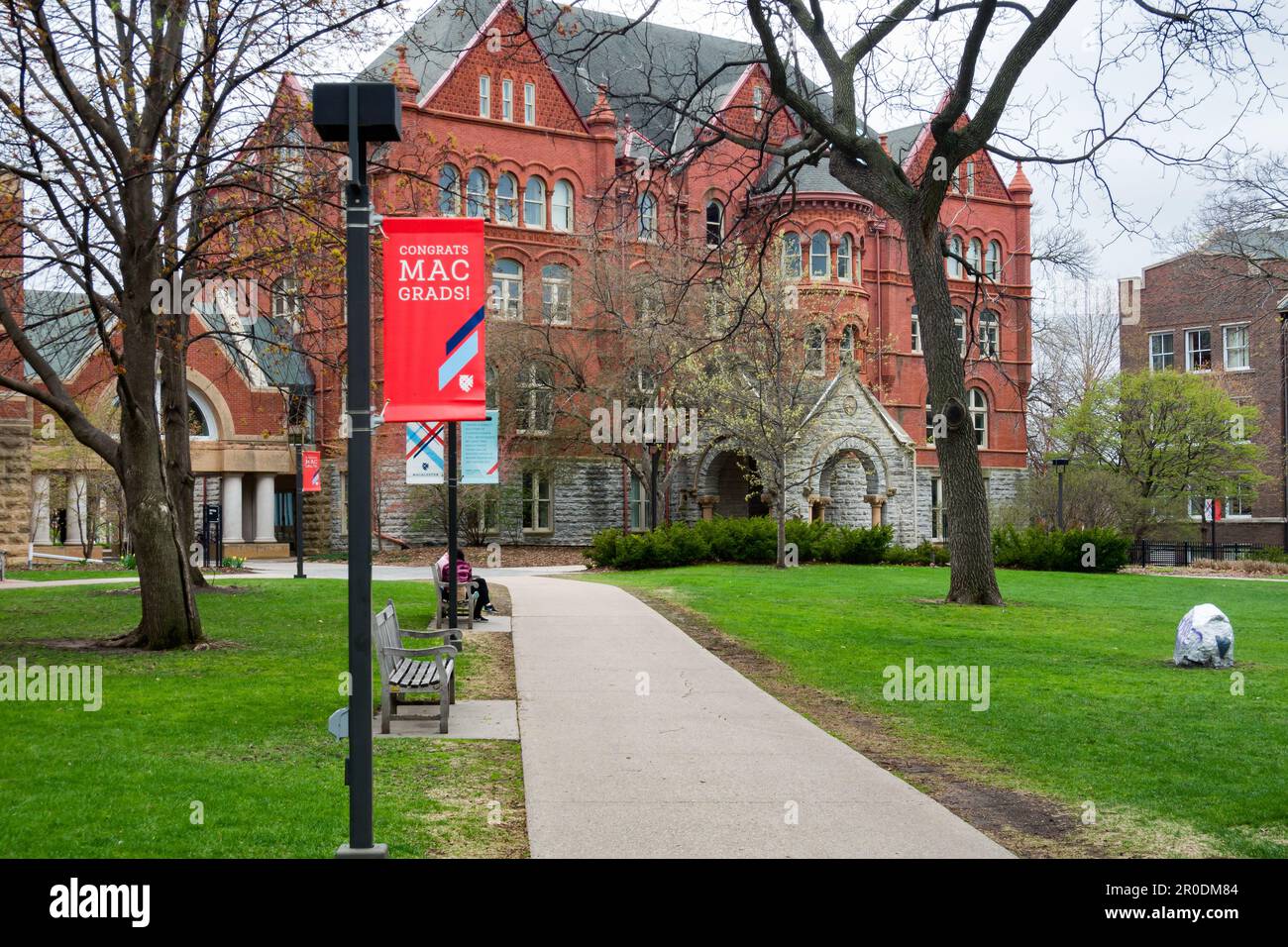 ST. PAUL, MN, USA - 6. MAI 2023: DeWitt Wallace Library am Macalester College. Stockfoto