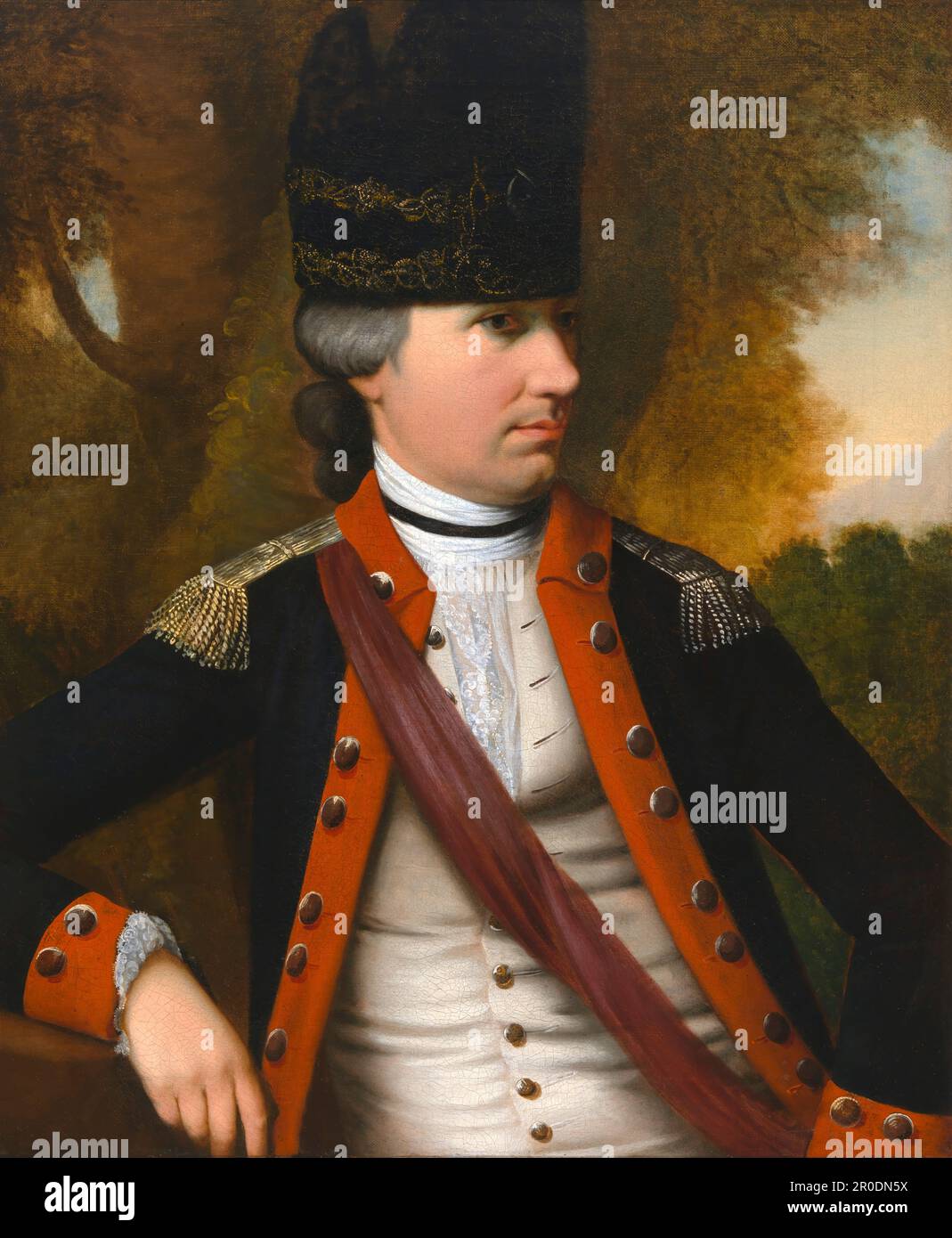 Charles Cotesworth Pinckney (1746-1825), einer der Gründerväter der Vereinigten Staaten, Öl auf Canvaas, 1796 Stockfoto