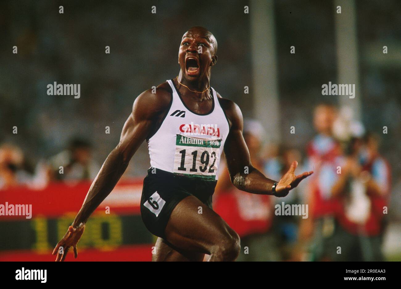 Donovan Bailey wurde nicht entlassen Stockfoto