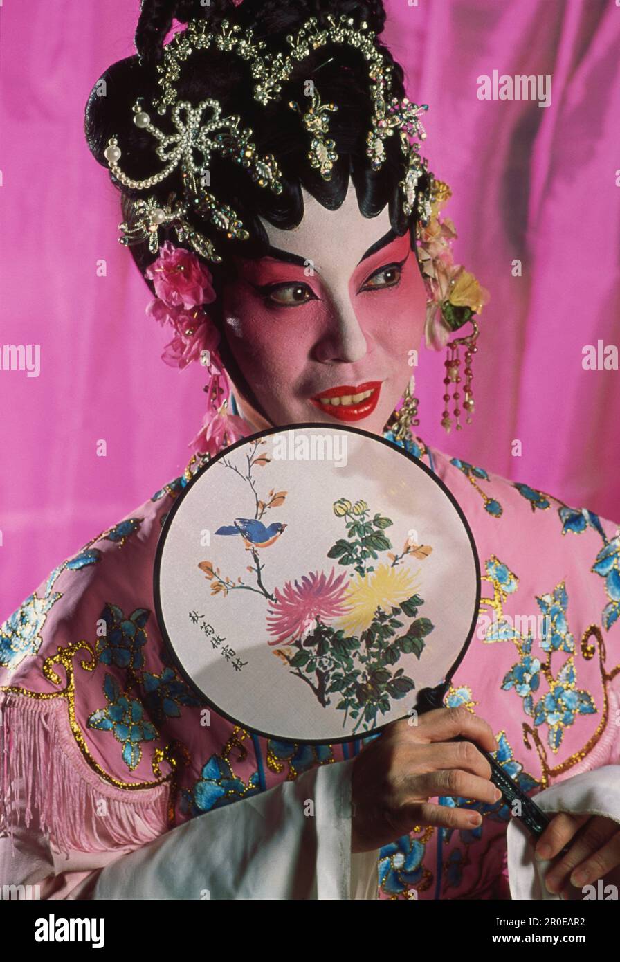 Darstellerin, Chinesische Oper, Hongkong, China STUeRTZ S.30 li. Stockfoto