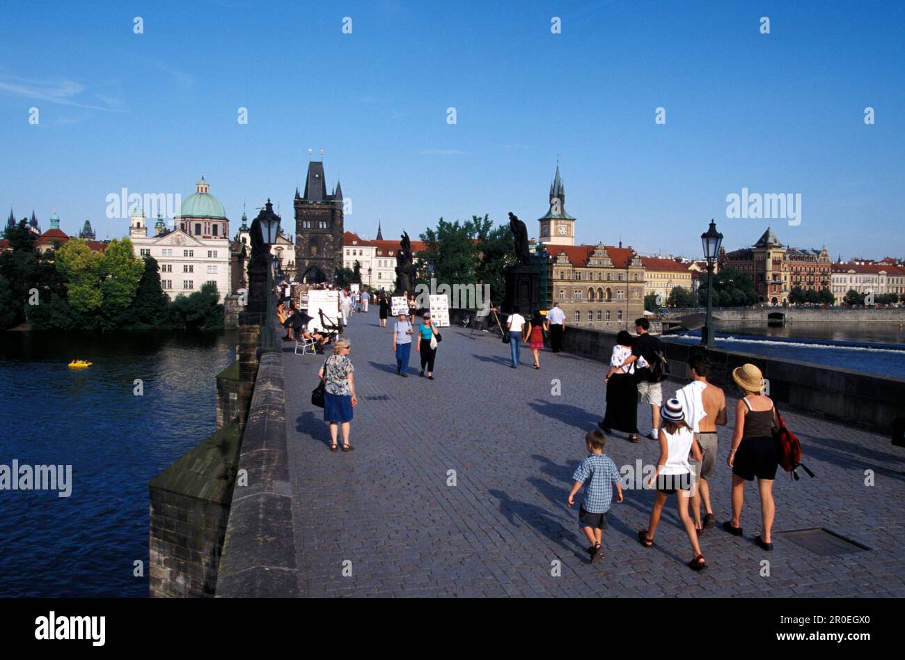 Karlsbrücke, Prag Tschechien Stockfoto