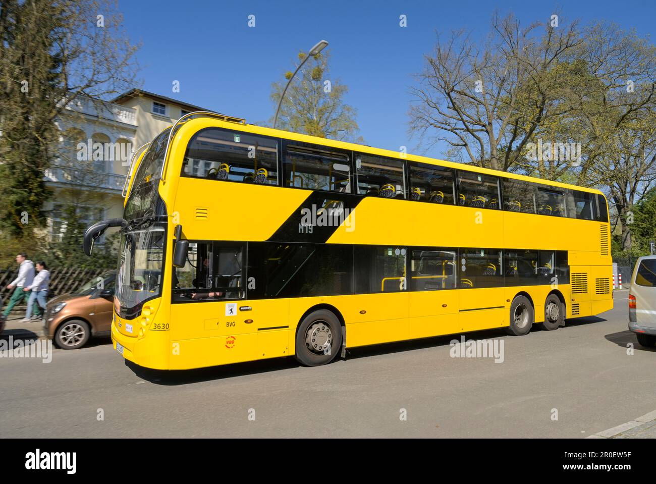 Bus M19, Grunewald, Charlottenburg-Wilmersdorf, Berlin, Deutschland Stockfoto