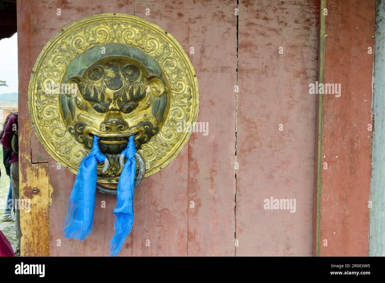 Kloster Erdene Zuu in Karakorum, Ivoerkhangai, Oevoerkhangai, Mongolei Stockfoto