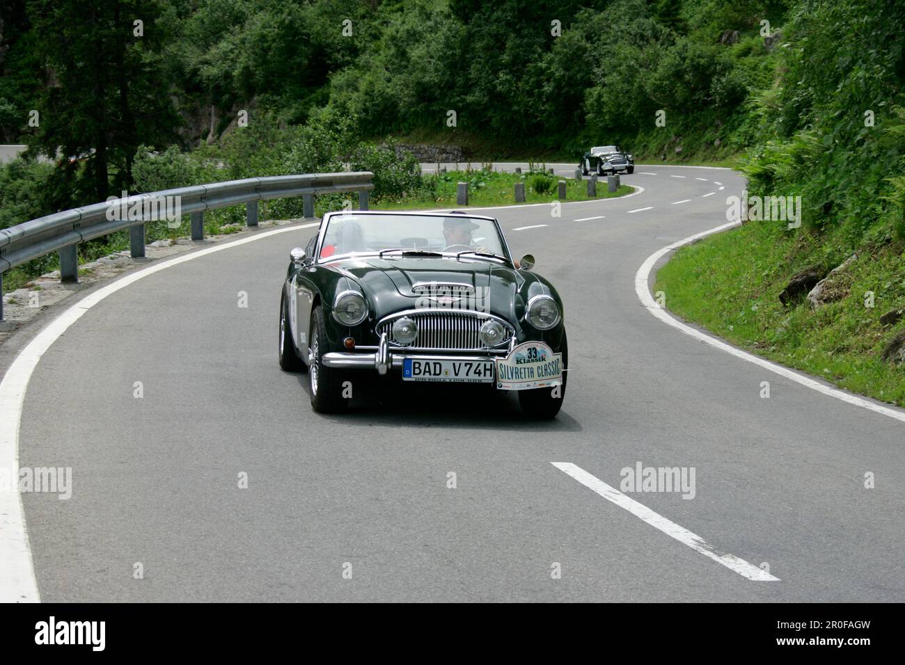 Silvretta Classic Rallye Montafon, 08.07.2004, Silvretta Alpine Road, Austin Healey 3000 MK 2, 150PS, Bj.1962 Stockfoto