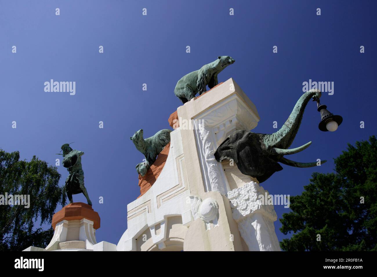 Tierpark Hagenbeck, Zoo, Eingang, Hamburg, Deutschland Stockfoto