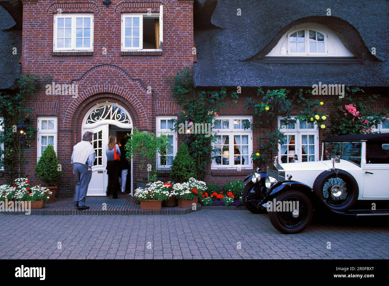 Restaurant Joerg Mueller, Westerland, Sylt, Deutschland Stockfoto