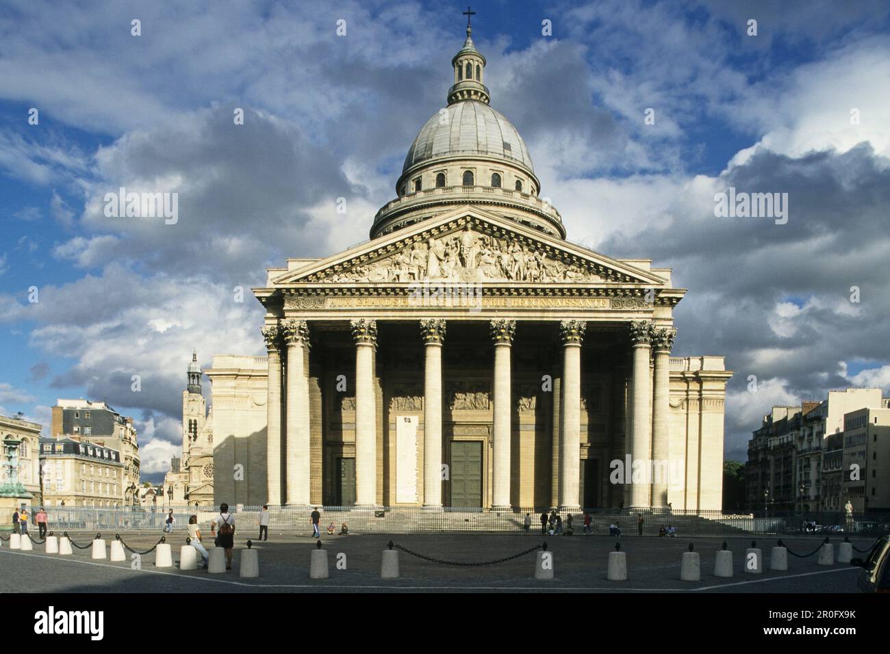Panthéon, Mausoleum mit den Überresten renommierter französischer Bürger 5e Arrondissement, Paris, Frankreich Stockfoto