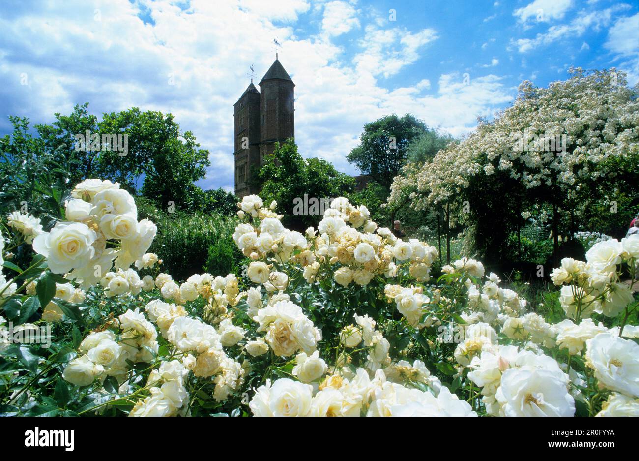 Europa, Großbritannien, England, Sissinghurst Castle, [der Garten von Sissinghurst wurde in den 1930er Jahren von Vita Sackville-West, Dichterin und Gärtnerin, geschaffen Stockfoto