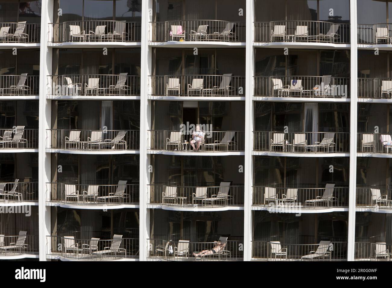 Hotelturm in Honolulu, Oahu, Pazifik, Hawaii, USA Stockfoto