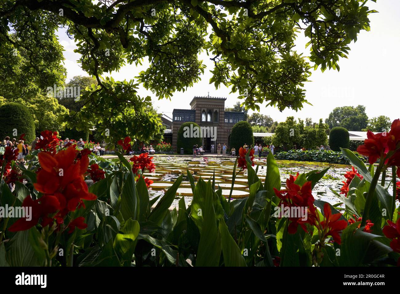 Zoologischer und botanischer Garten Wilhelma, der maurische Garten mit