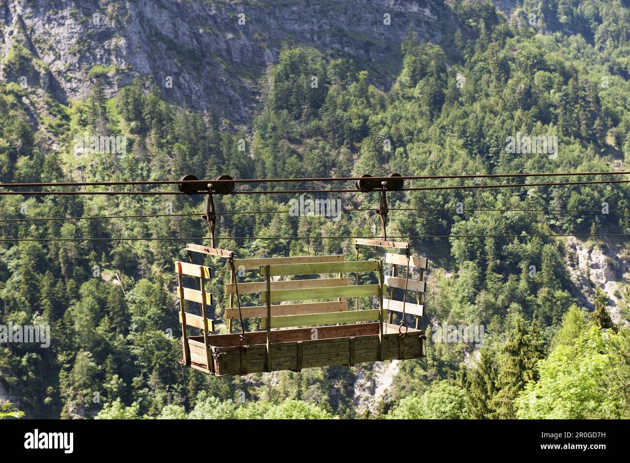 Seilbahn, Kaisertal, Ebbs, Tirol, Österreich Stockfoto