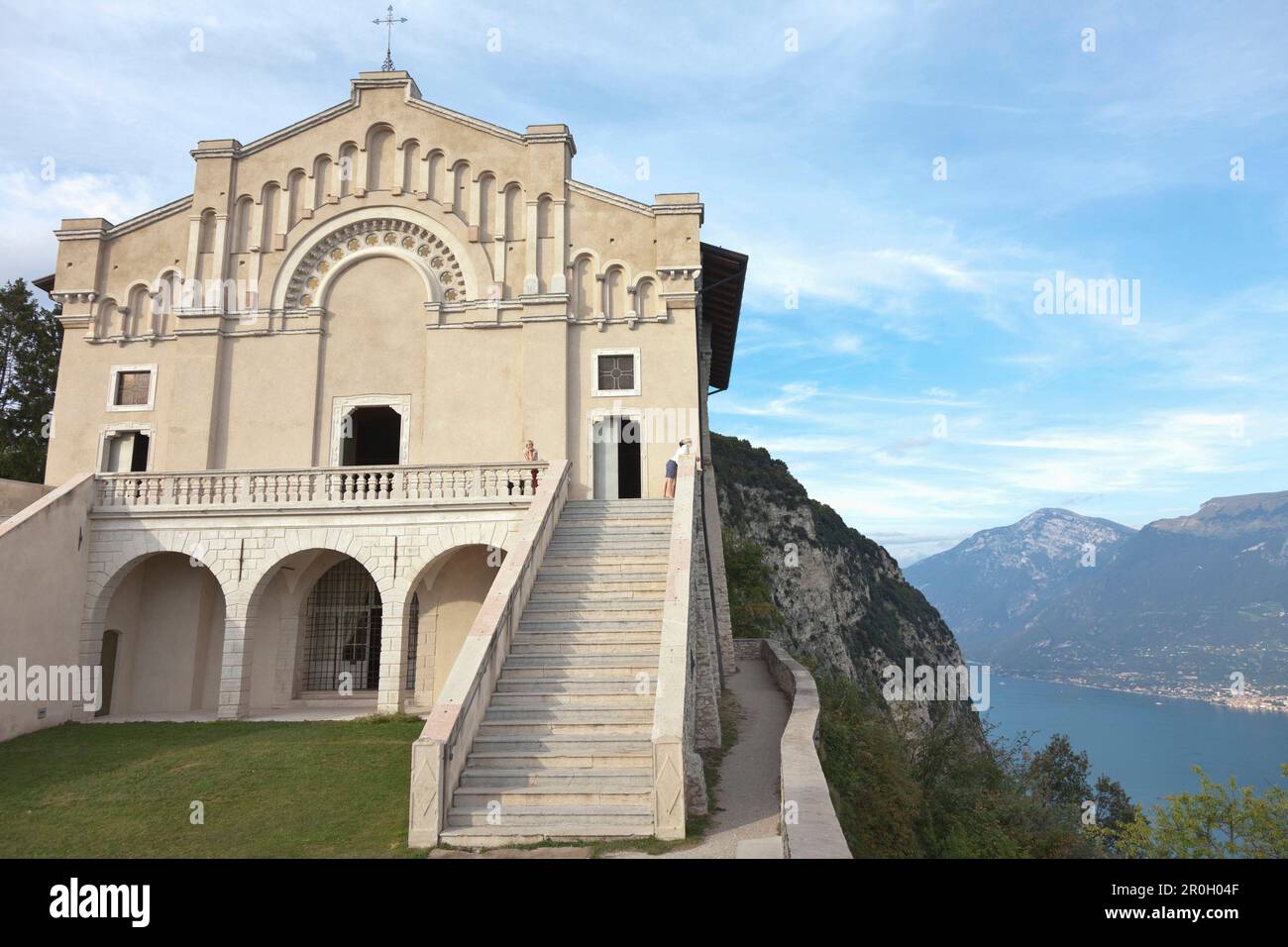 Kirche der Eremitage Di Montecastello, Treppe, Lago di Garda, Eremo Di