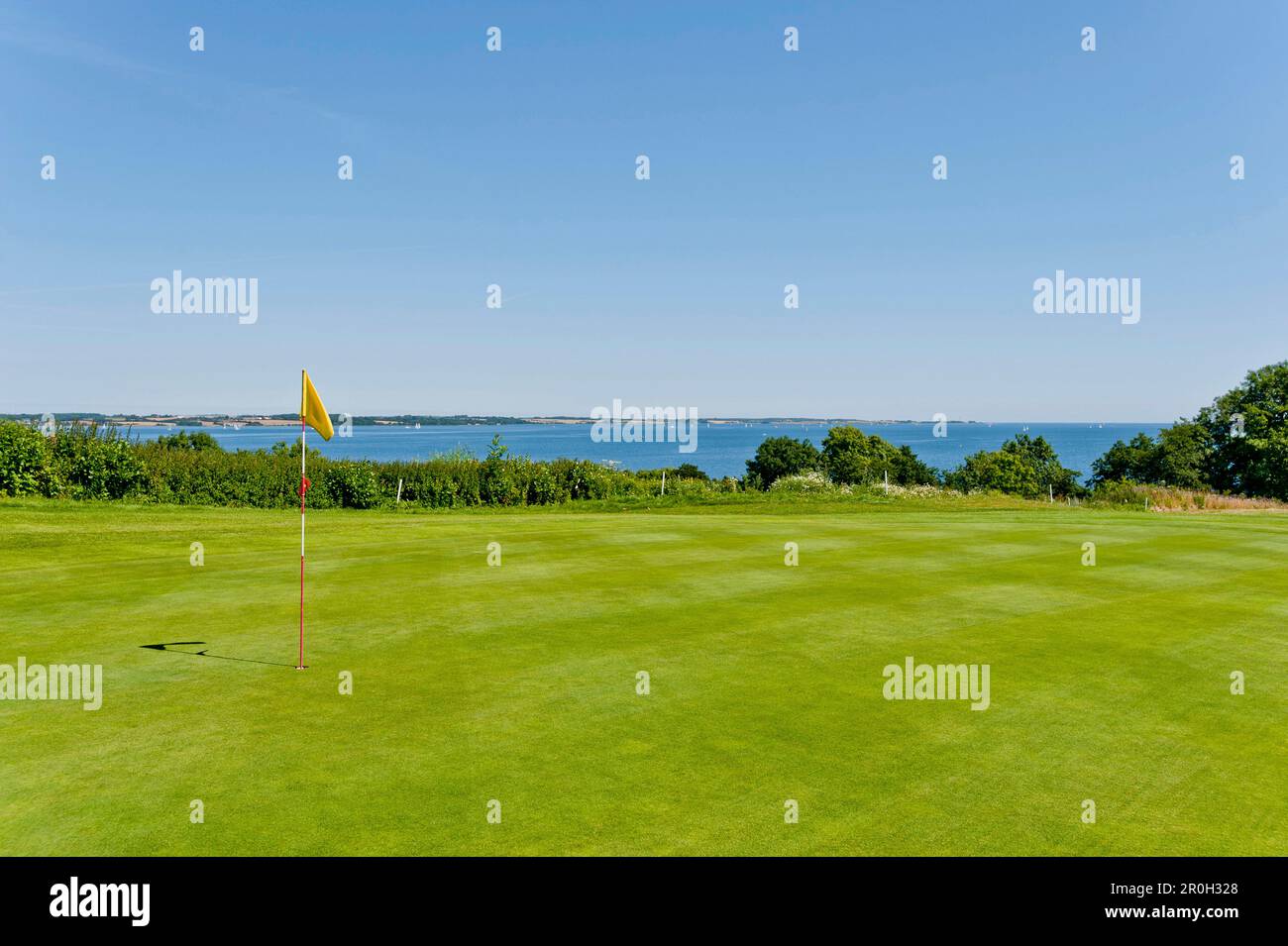 Foerde-Golf-Club Gluecksburg, Gluecksburg, Flensburg Fjord, Schleswig  Holstein, Deutschland Stockfotografie - Alamy
