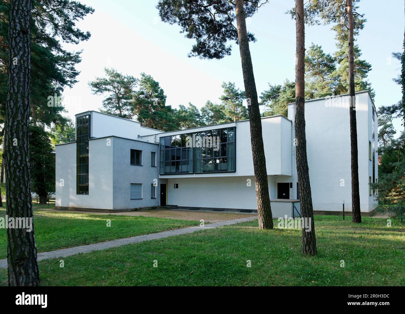 Haus Muche-Schlemmer, Master Haus Siedlung, Bauhaus, Dessau, Sachsen-Anhalt, Deutschland, Europa Stockfoto