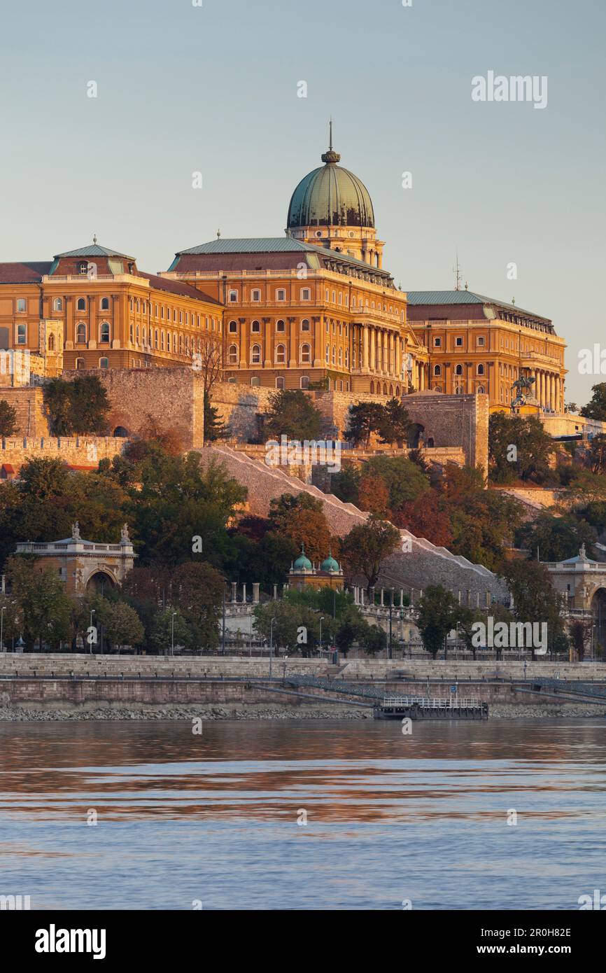 Budaer Burg in der Danube Ufer, Buda, Budapest, Ungarn Stockfoto