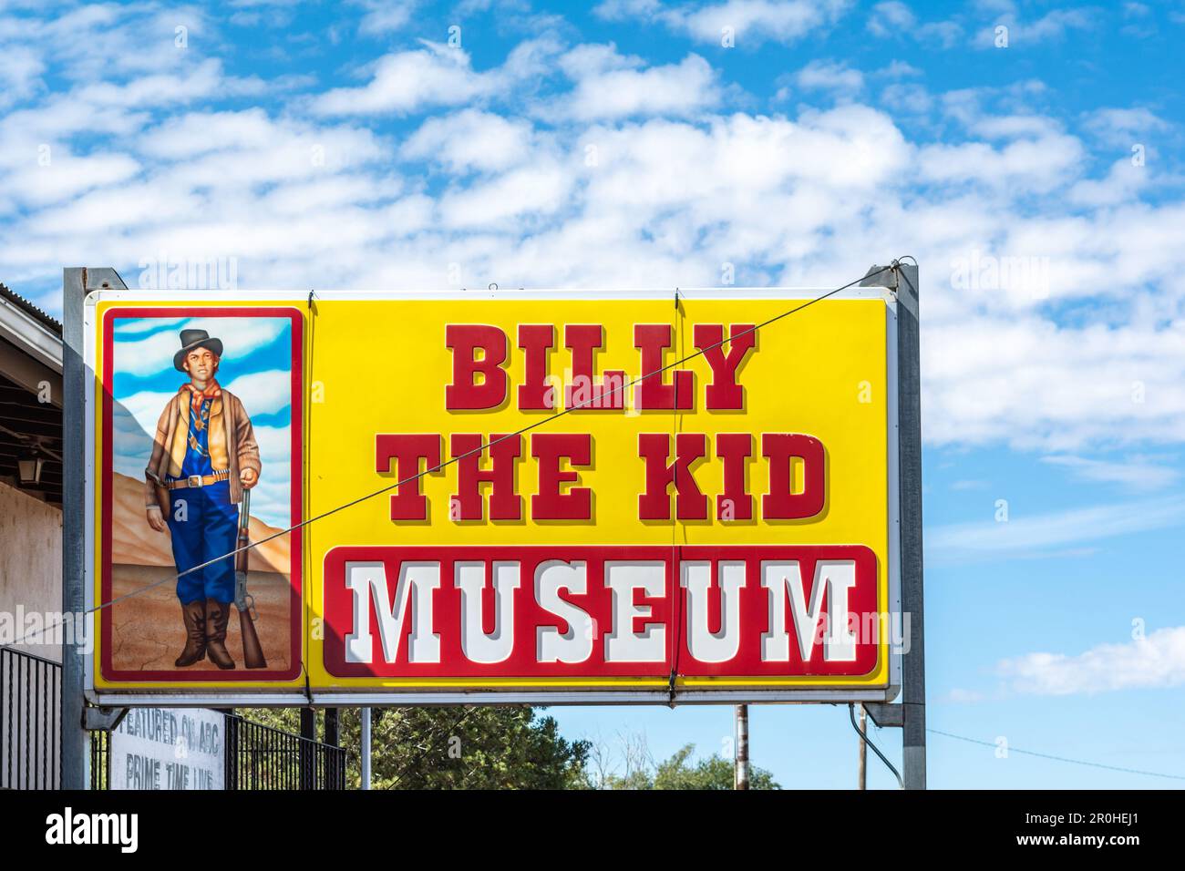 Bill the Kid Museum in Fort Sumner, New Mexico, USA. Stockfoto