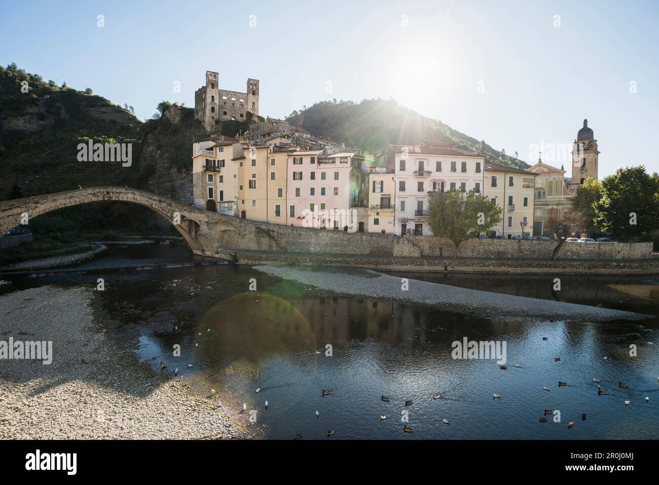 Dolceacqua, Val Nervia, Provinz Imperia, Ligurien, italienische Riviera, Italien Stockfoto