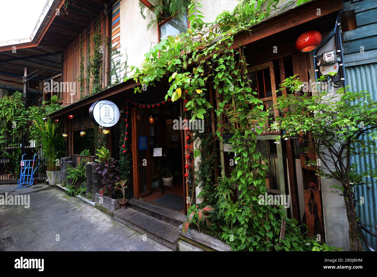 Das NAAM 1608 Restaurant in Bangkok, Thailand. Stockfoto