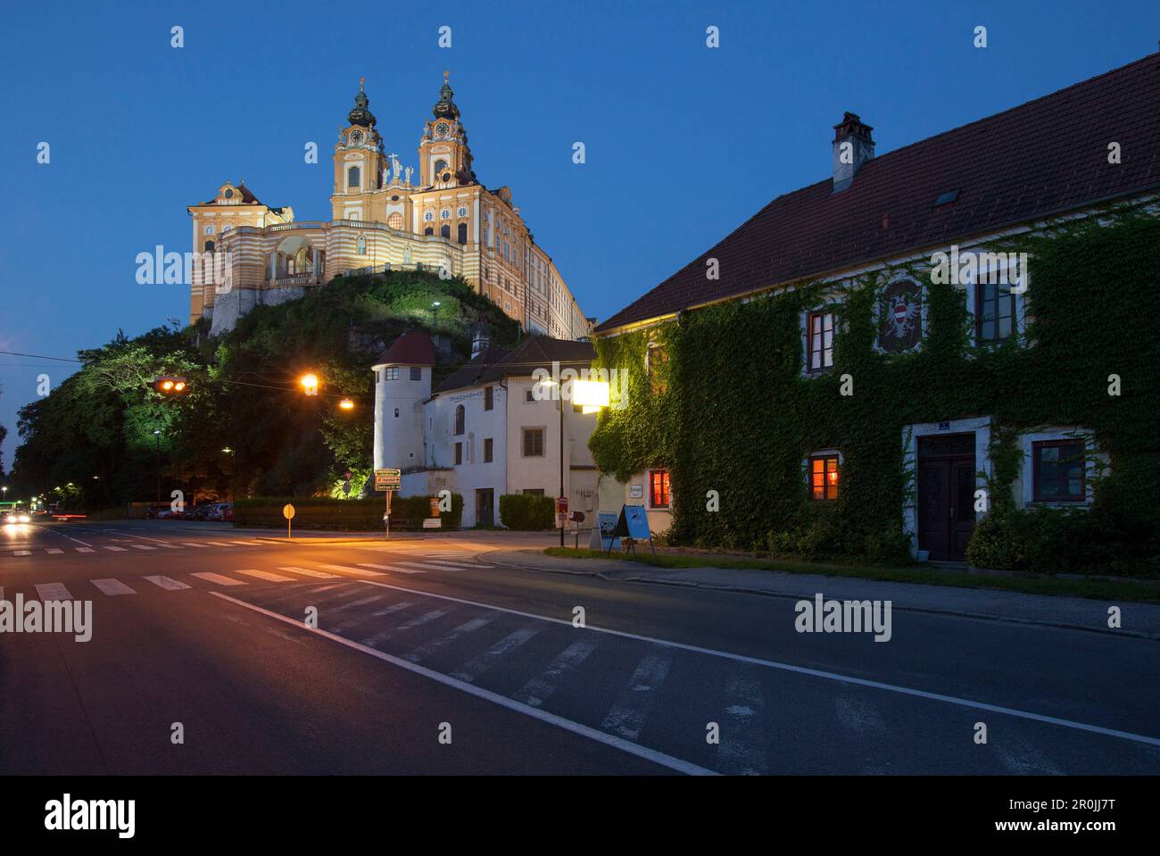 Abtei Melk, Niederösterreich, Österreich Stockfoto