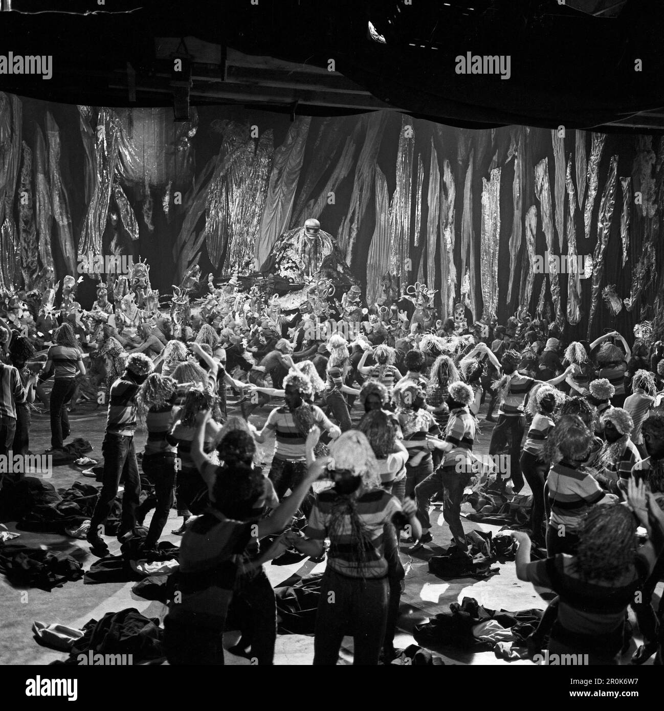 Faust, Spielfilm nach dem Stück von Johann Wolfgang von Goethe, Deutschland 1960, Regie: Peter Gorski, Szenenfoto der Walpurgnisnachtsequenz auf dem Brocken Stockfoto