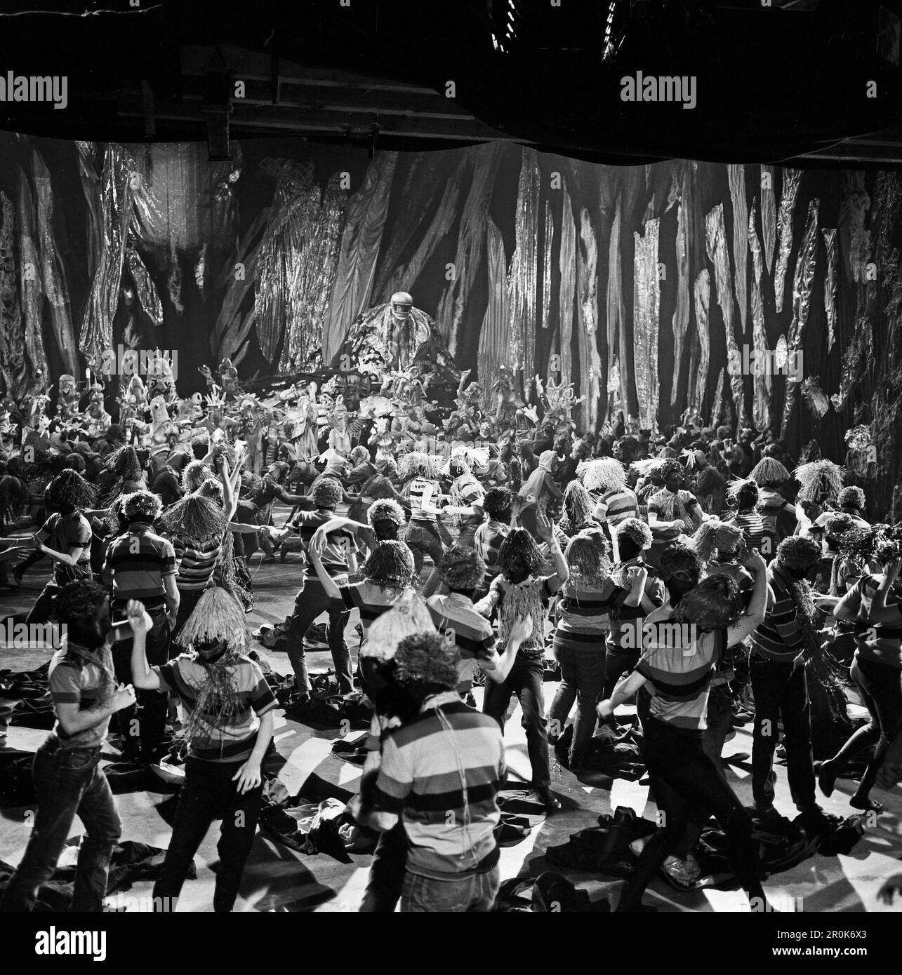 Faust, Spielfilm nach dem Stück von Johann Wolfgang von Goethe, Deutschland 1960, Regie: Peter Gorski, Szenenfoto der Walpurgnisnachtsequenz auf dem Brocken Stockfoto