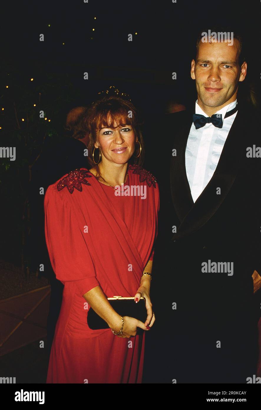 Henry Maske, deutscher Boxer, mit Ehefrau Manuela Sahr, Deutschland um 1993. Stockfoto