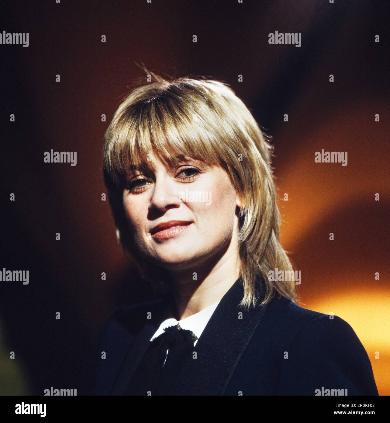 Gitte Haenning, dänische Sängerin und Schauspielerin, Deutschland 1981. Stockfoto
