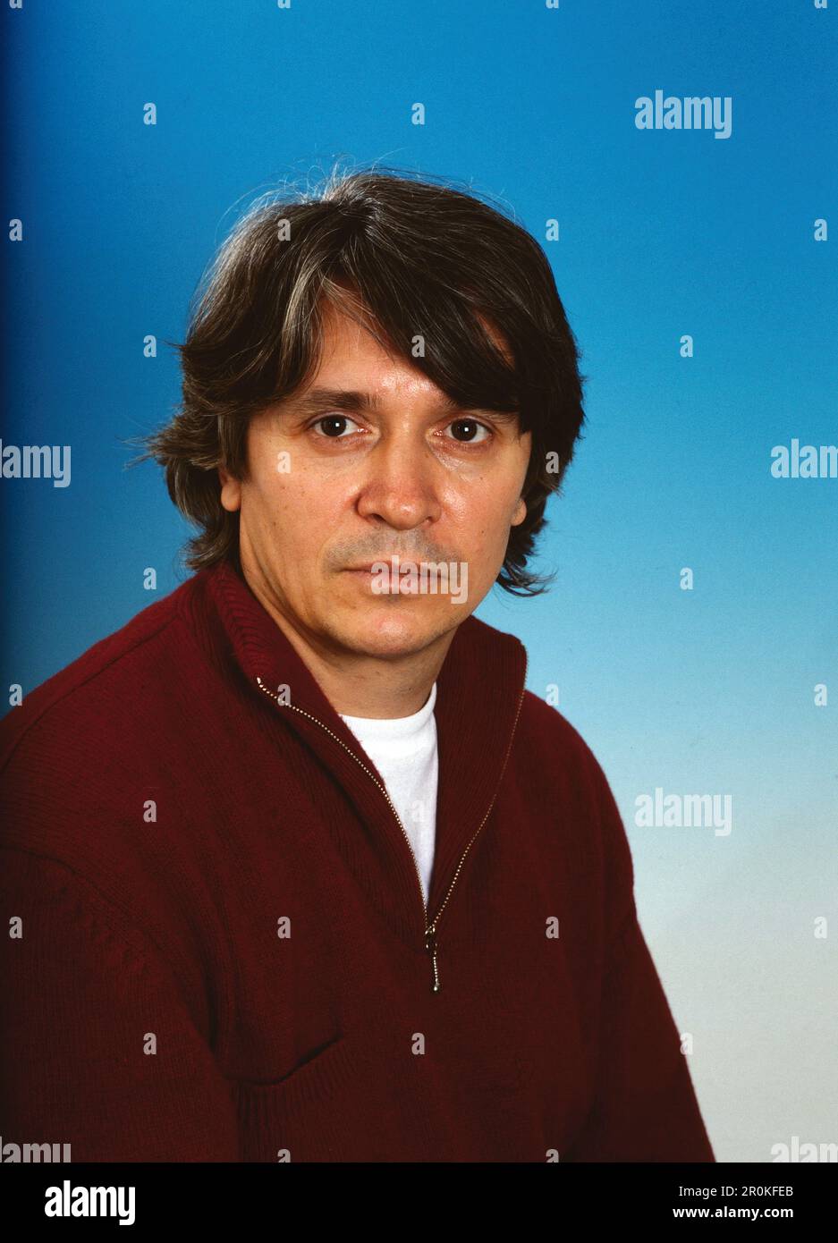 Henry Hübchen, deutscher Schauspieler, Hörspielsprecher, Portrait, Deutschland, 1992. Henry Huebchen, deutscher Schauspieler, Radiolautsprecher, Porträt, Deutschland, 1992. Stockfoto