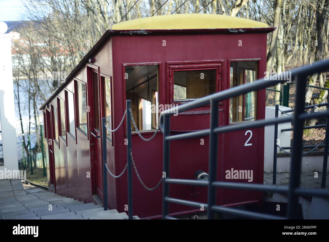 Standseilbahn Stockfoto