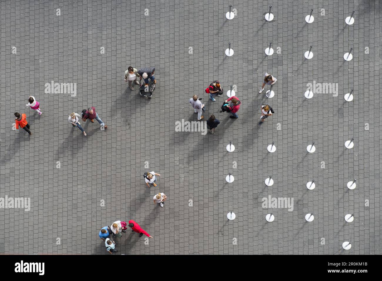 Menschen, Luftaufnahme, Hamburg, Deutschland Stockfoto