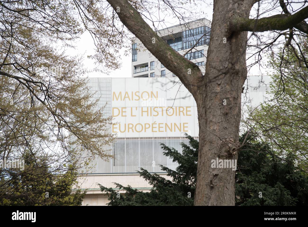 The House of European History (HEH) in Leopold Park im European Quarter in Brüssel, Belgien © Wojciech Strozyk / Alamy Stock Photo *** Lokale Bildunterschrift Stockfoto