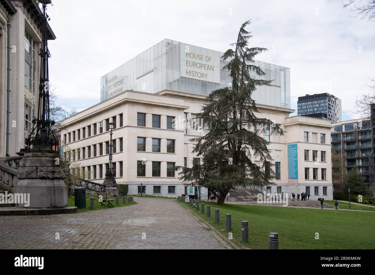 The House of European History (HEH) in Leopold Park im European Quarter in Brüssel, Belgien © Wojciech Strozyk / Alamy Stock Photo *** Lokale Bildunterschrift Stockfoto