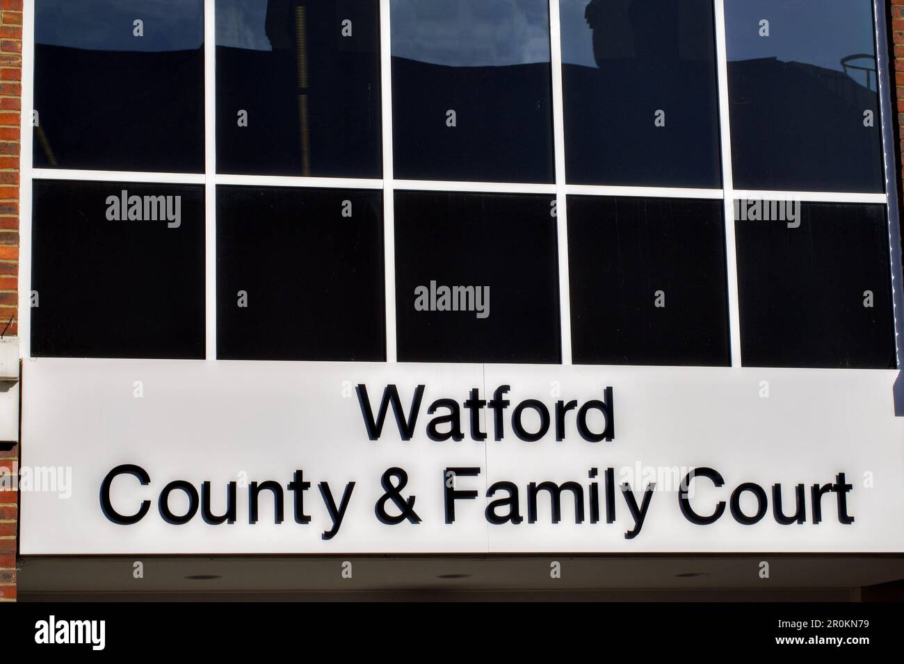 Watford County & Family Court, King Street, Watford, Herts, England, UK Stockfoto