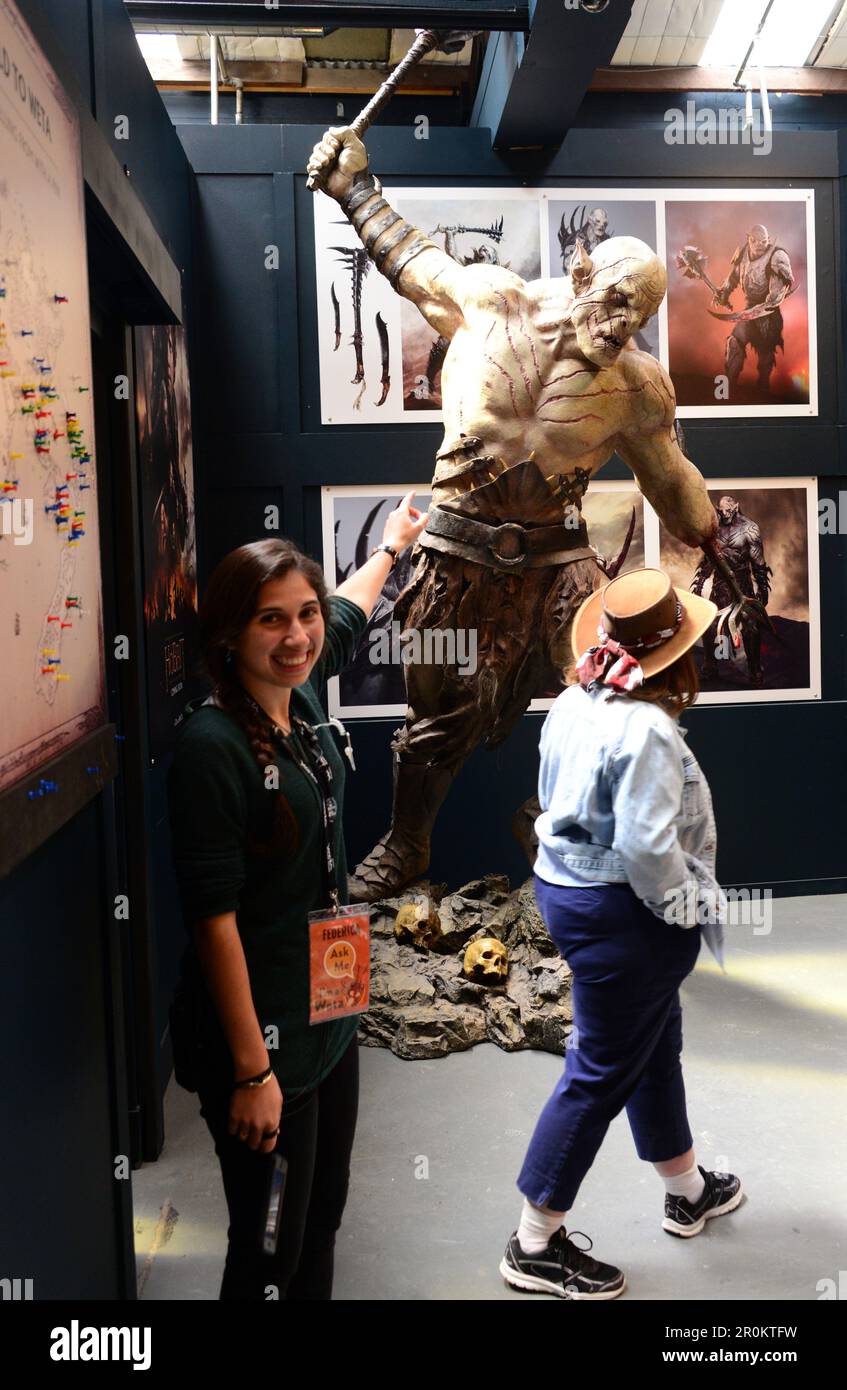 Lord of the Rings Studios und Veranstaltungsorte, Wellington, North Island, Neuseeland Stockfoto