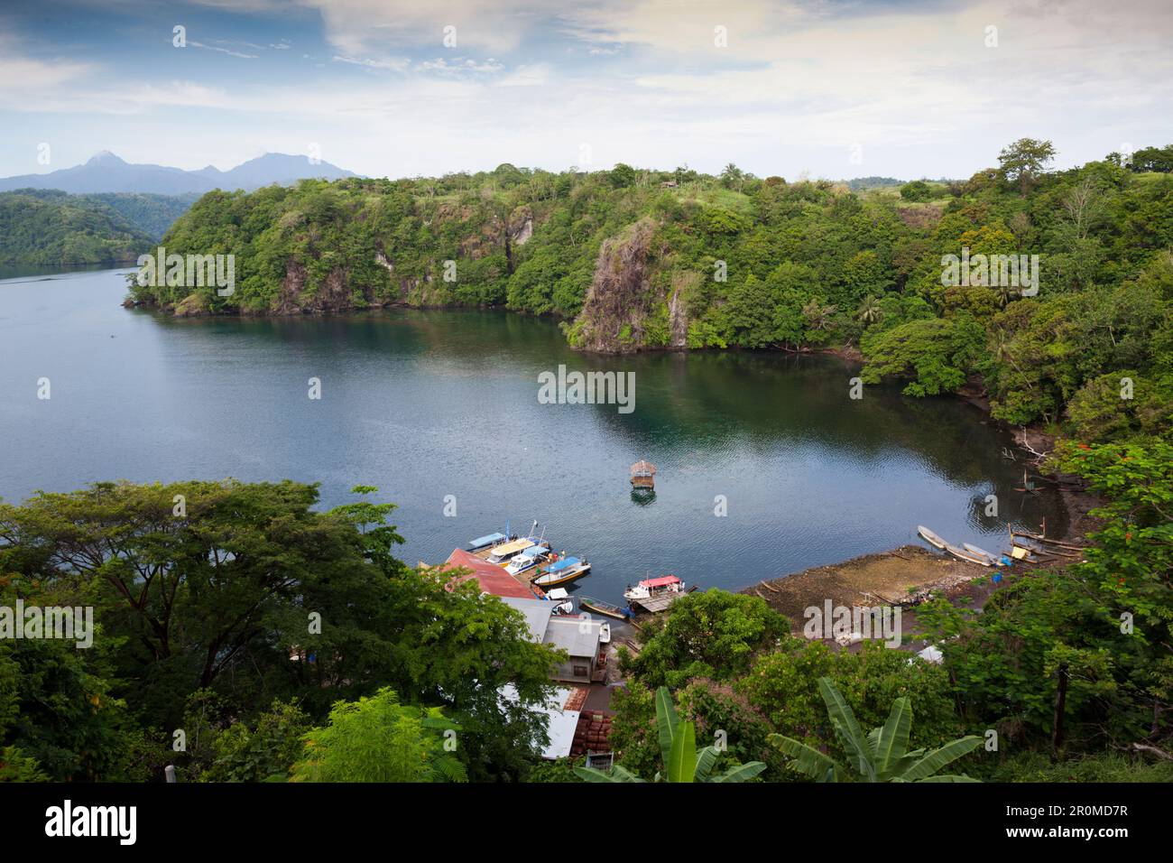 Hafen von Tufi, Kap Nelson, Provinz Oro, Papua-Neuguinea Stockfoto