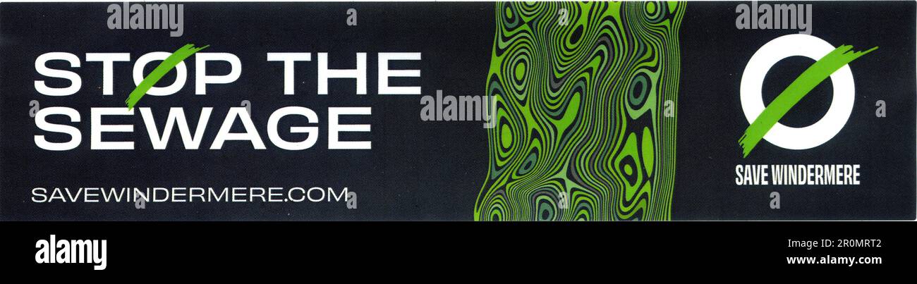 Save Windermere Kampagne on the Glebe 29. Mai 2023 mit den besonderen Freunden Steve Coogan, Joe Lycett, Lee Mack & Meisterzeremonien Paul Whitehouse . Stockfoto