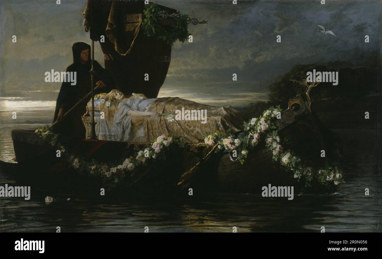 Elaine Datum: 1874 Künstler: Toby Edward Rosenthal American, 1848–1917 Stockfoto