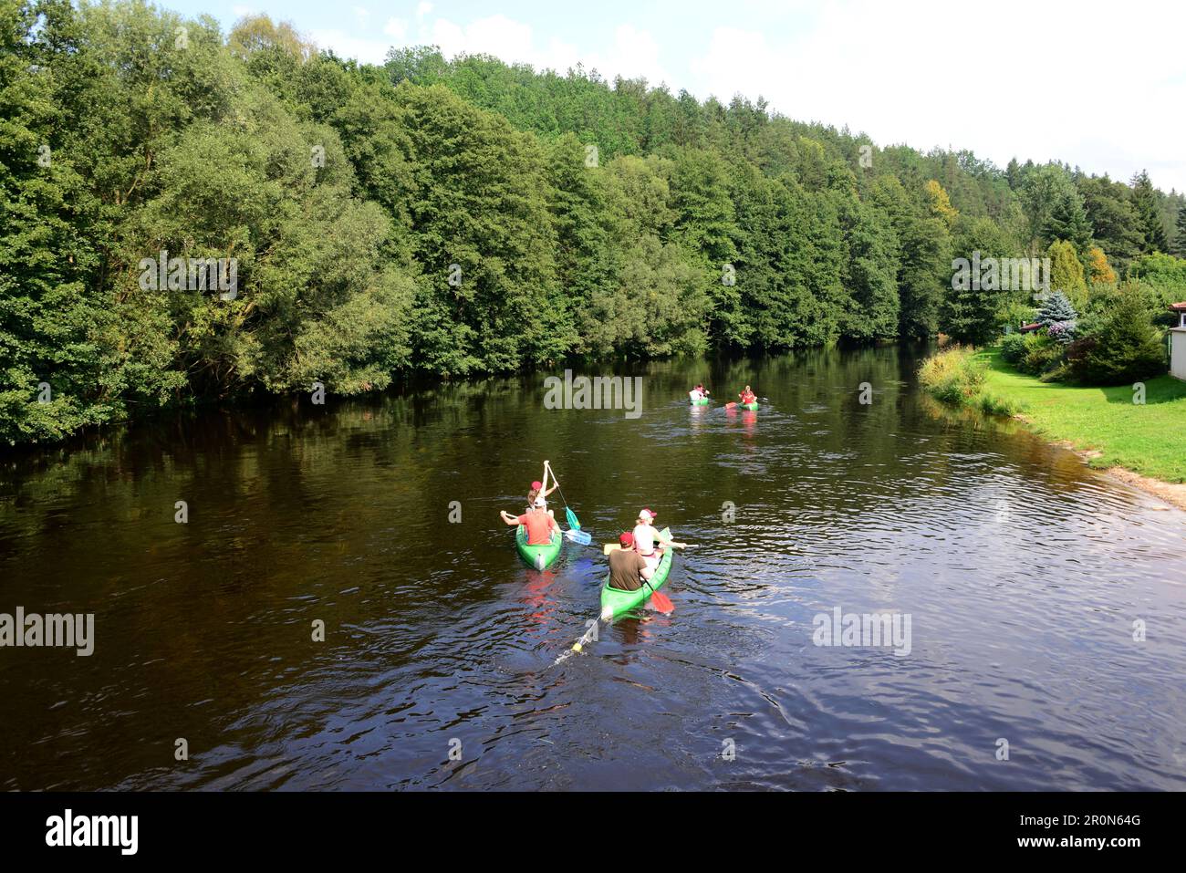 In Vyssibrod (Hohenfurth), Südböhmischer Wald, Südböhmen, Tschechische Republik Stockfoto