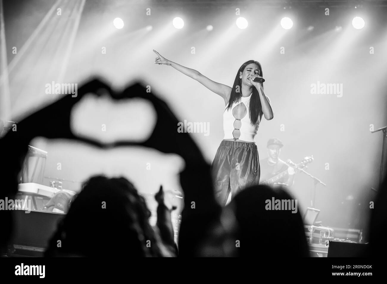 fotografías del Primer Concierto de Ana Guerra con su nueva gira „Si me quisieras“. Stockfoto