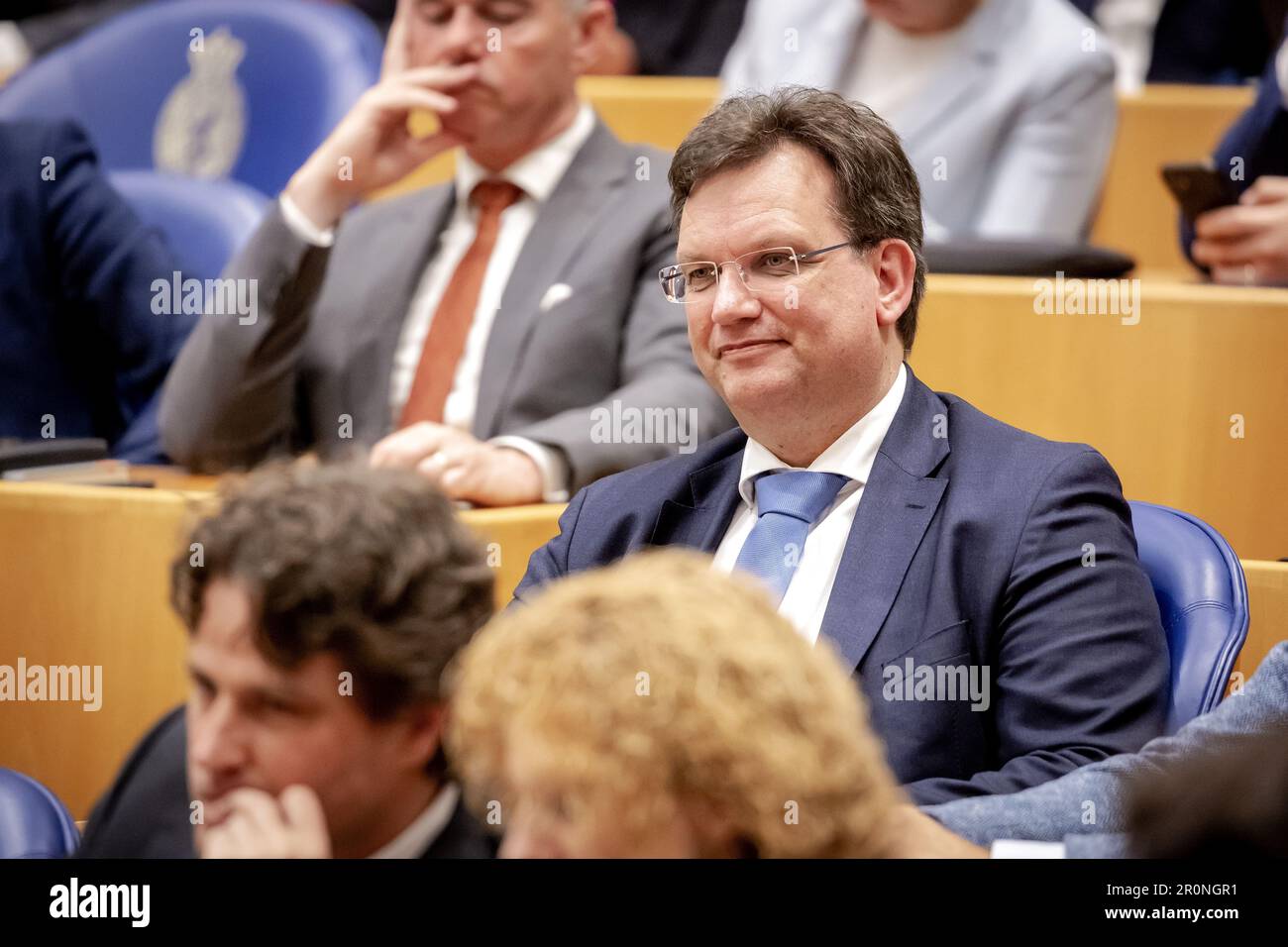 DEN HAAG - CDA-Abgeordneter Jaco Geurts während des Abschieds im Repräsentantenhaus. Nach der Abreise von Mulder und Geurts steht der Schalter an fünf vorläufigen, abfliegenden CDA-Missionen. ANP ROBIN VAN LONKHUIJSEN niederlande raus - belgien raus Stockfoto