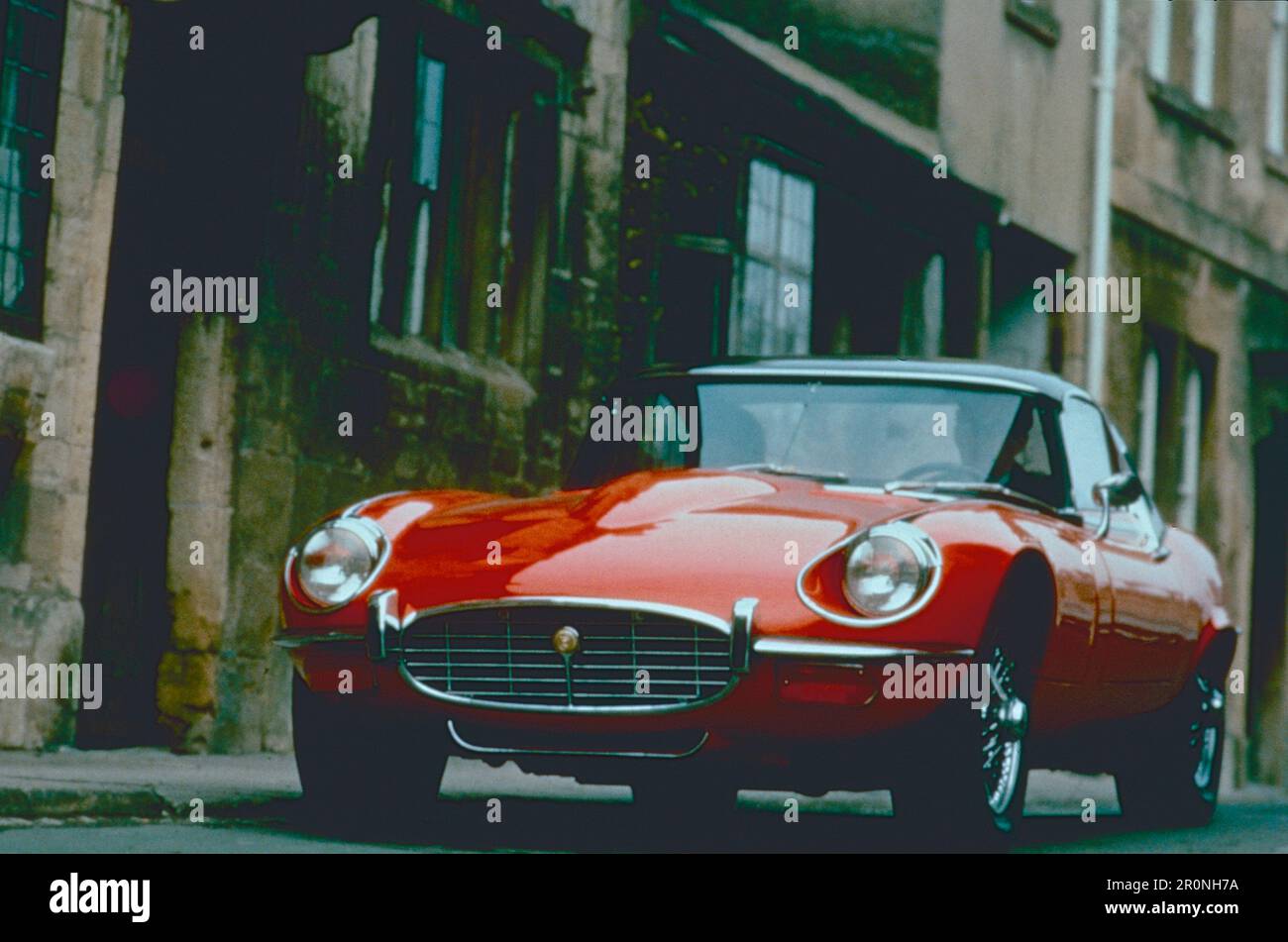 Jaguar Fahrzeugmodell E-Type Serie III, UK 1974 Stockfoto