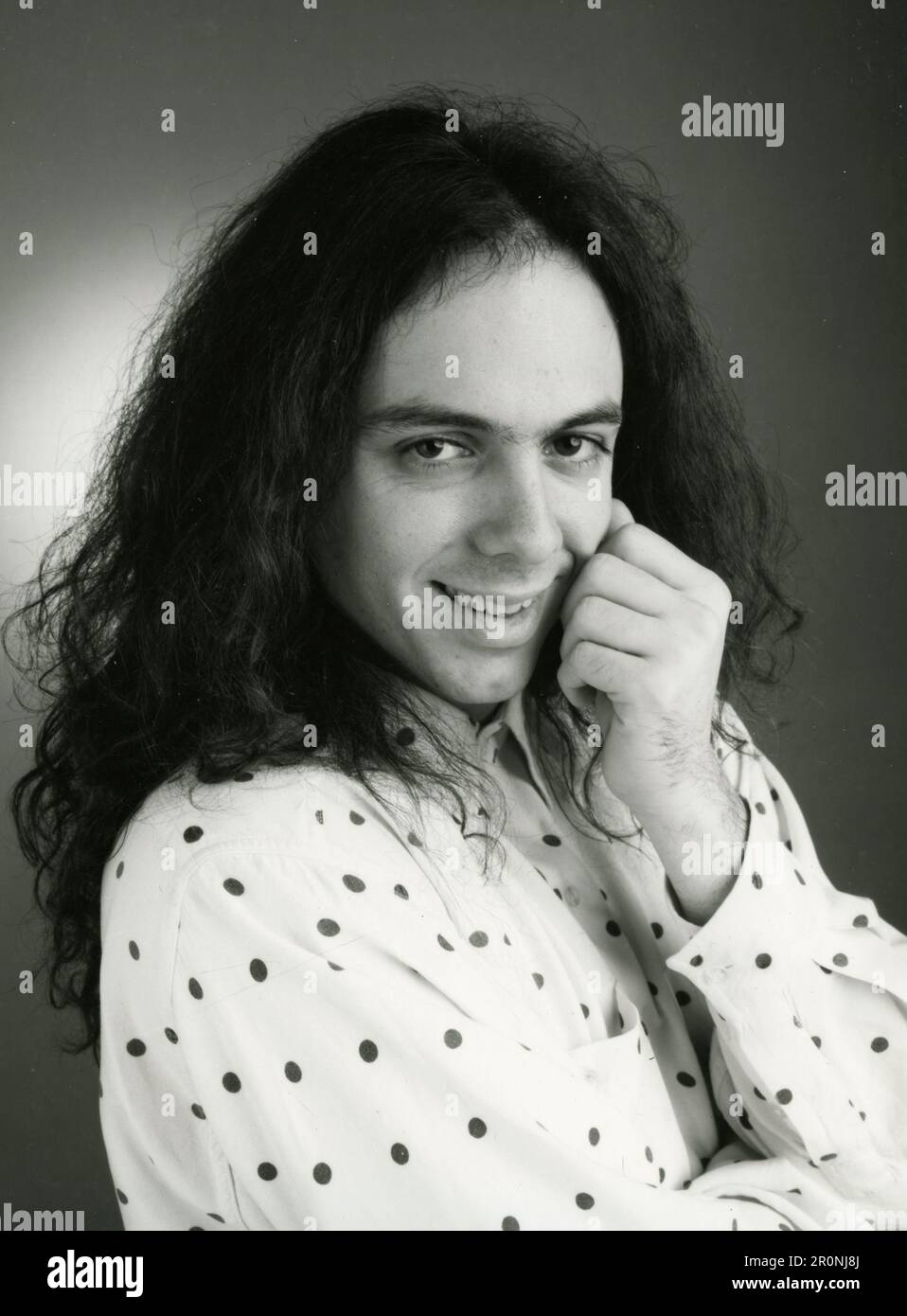 Amerikanischer Sänger und Songwriter Judson Spence, USA 1980er Stockfoto