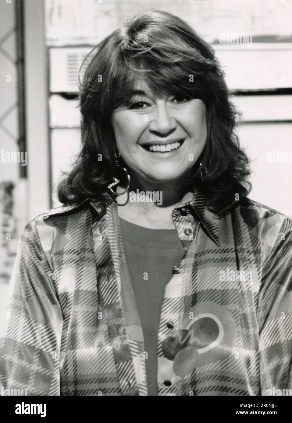 Britische Fernsehmoderatorin Nerys Hughes, UK 1993 Stockfoto