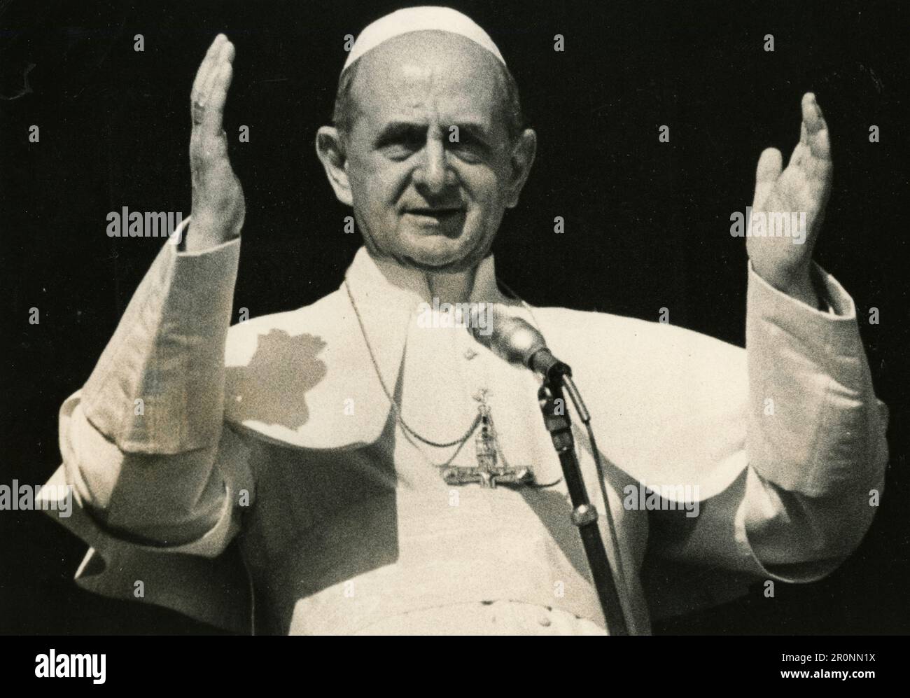 Leiter der katholischen Kirche, Papst Paul VI., 1966 Stockfoto