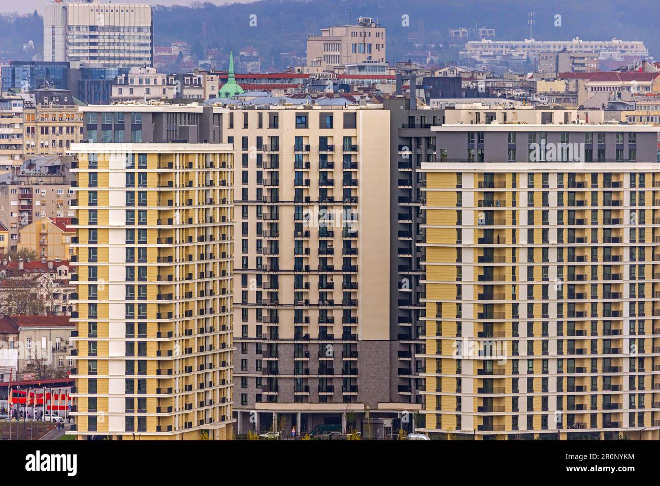 Neue Wohnungsbauten Apartments in Belgrad Waterfront Construction